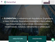 Tablet Screenshot of elementhal.com.br